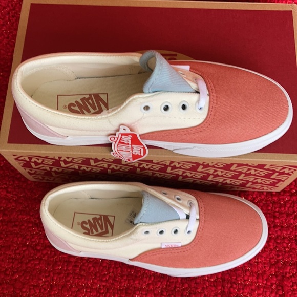 Vans Era Platform Twill Pastel Block/True White WMNS - Picture 3 of 16